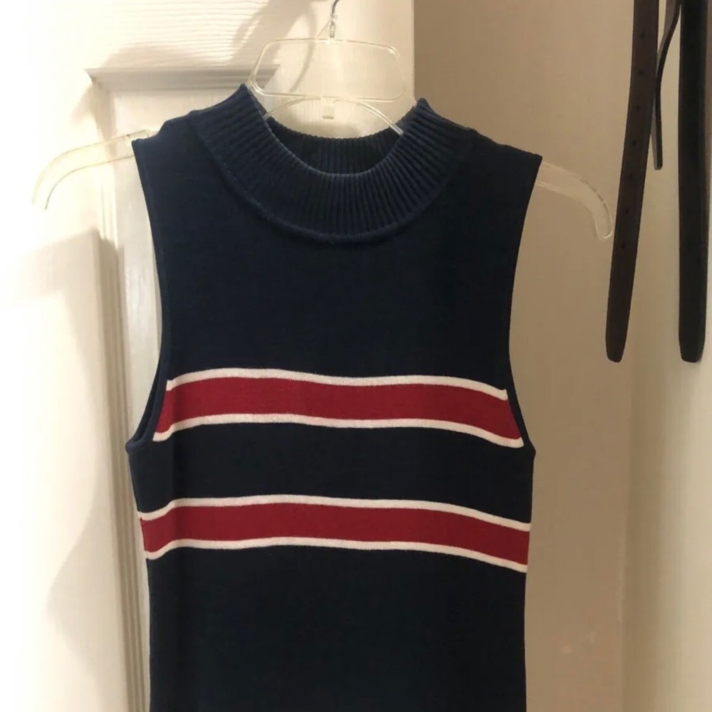 Clio petites dark blue women top size PS